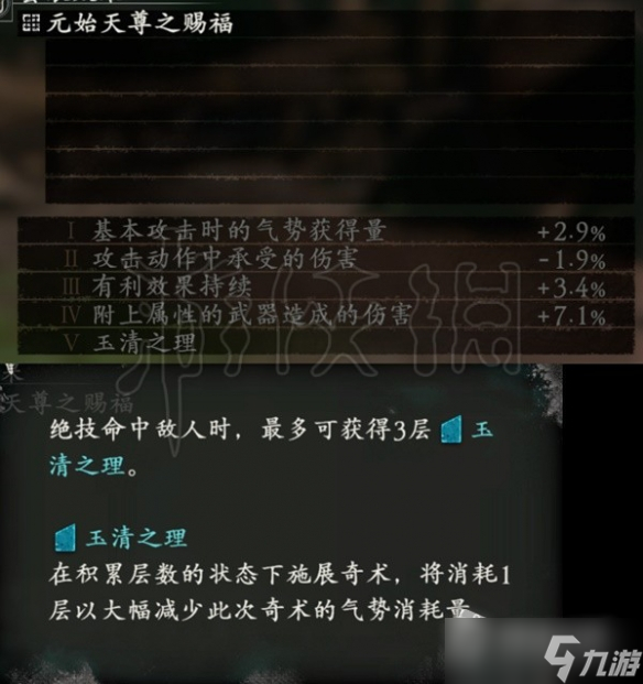 《卧龙苍天陨落》全9种赐福效果介绍