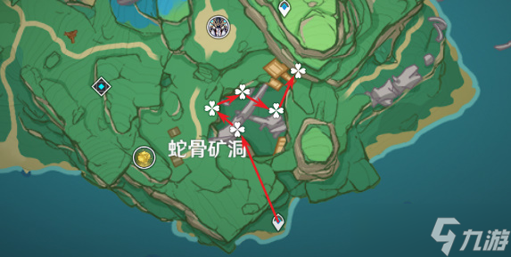 原神鸣草采集路线
