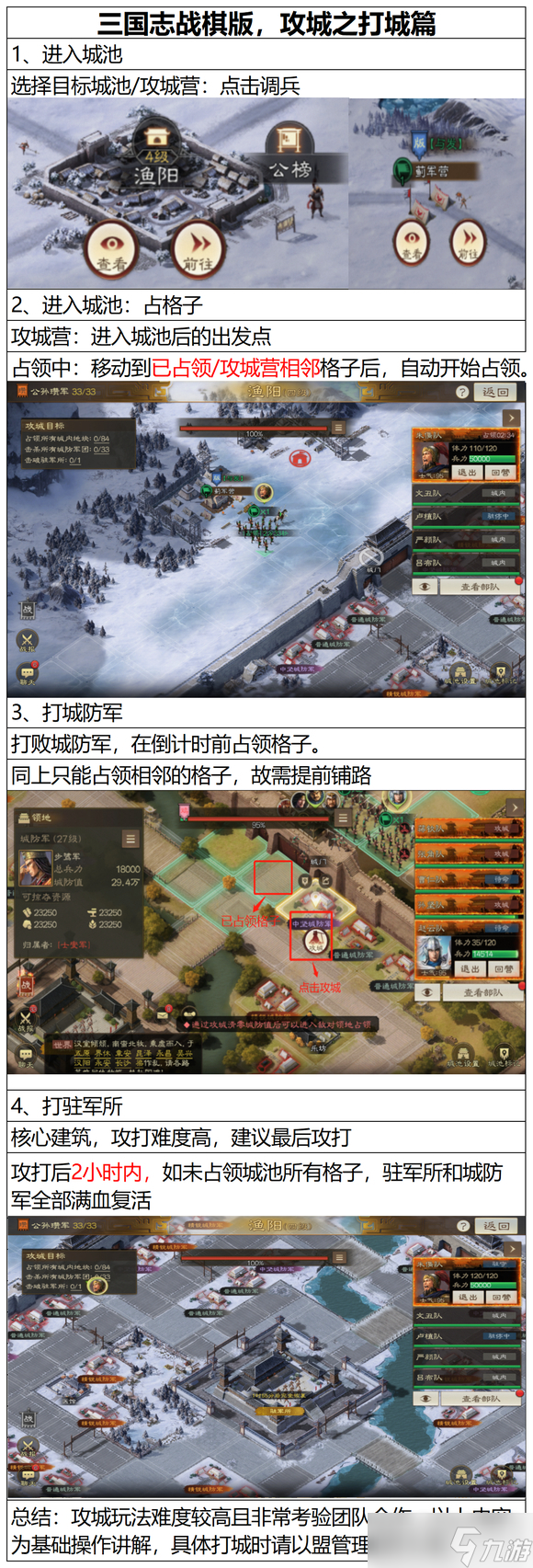 三国志战棋版同盟打城方法