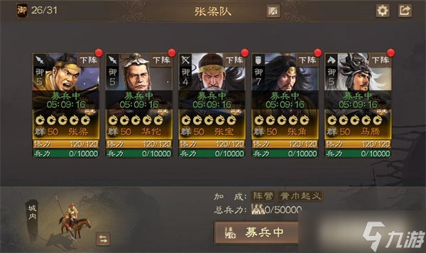 三国志战棋版群雄阵容怎么搭配