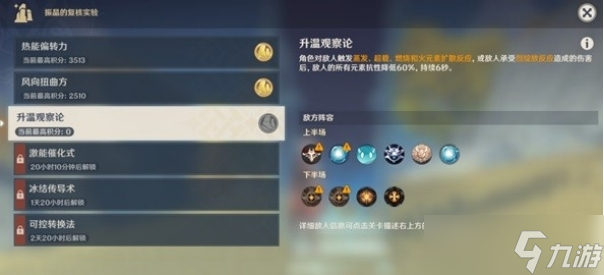 《原神》振晶挑战第三天如何去配队？试用角色阵容介绍一览