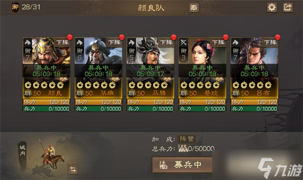 三国志战棋版群雄阵容怎么搭配