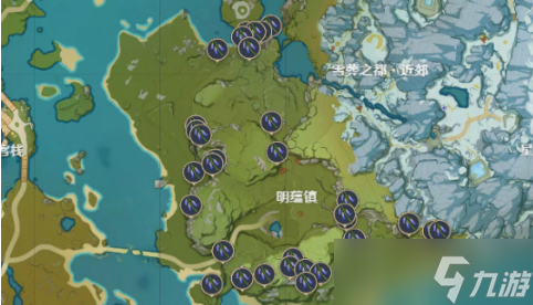 原神琉璃袋采集路线分享