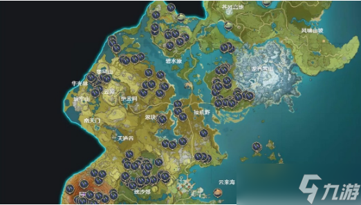 原神琉璃袋采集路线分享