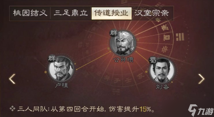 三国志战棋版刘备怎么搭配