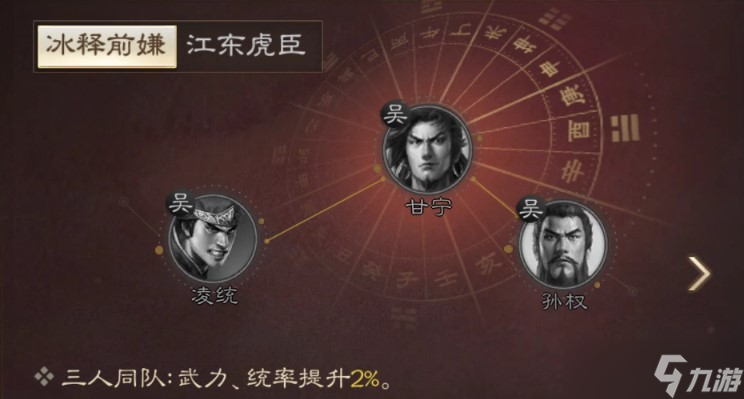 三国志战棋版凌统带什么阵容