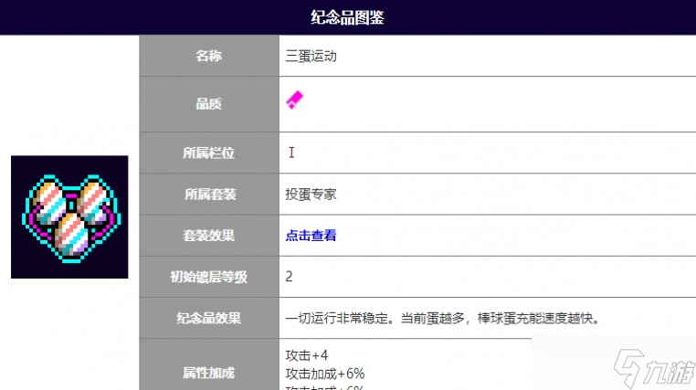 霓虹深淵無限三蛋運(yùn)動(dòng)作用攻略