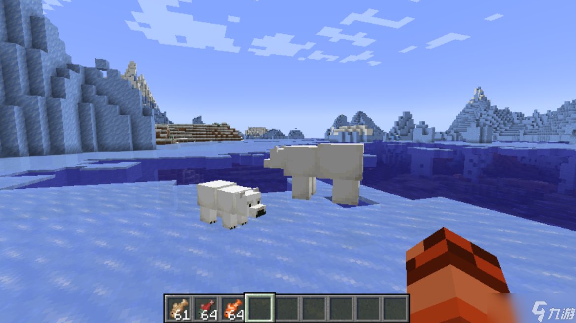 如何在 Minecraft 中饲养北极熊