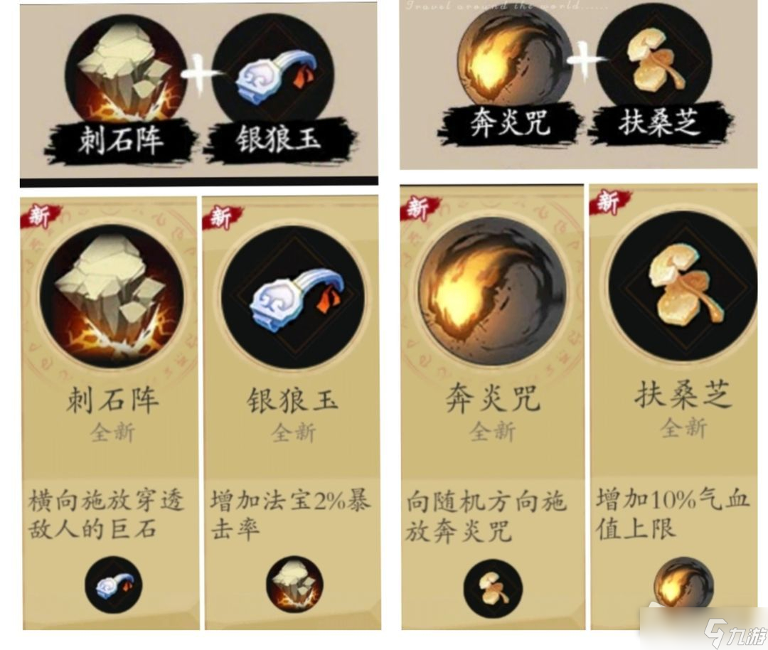 《一念通天》合成表大全2023
