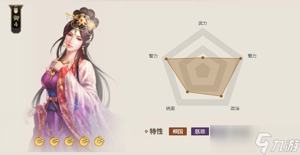 三国志战棋版甄氏属性强度介绍