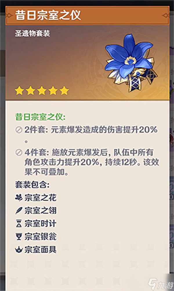 原神米卡圣遗物推荐