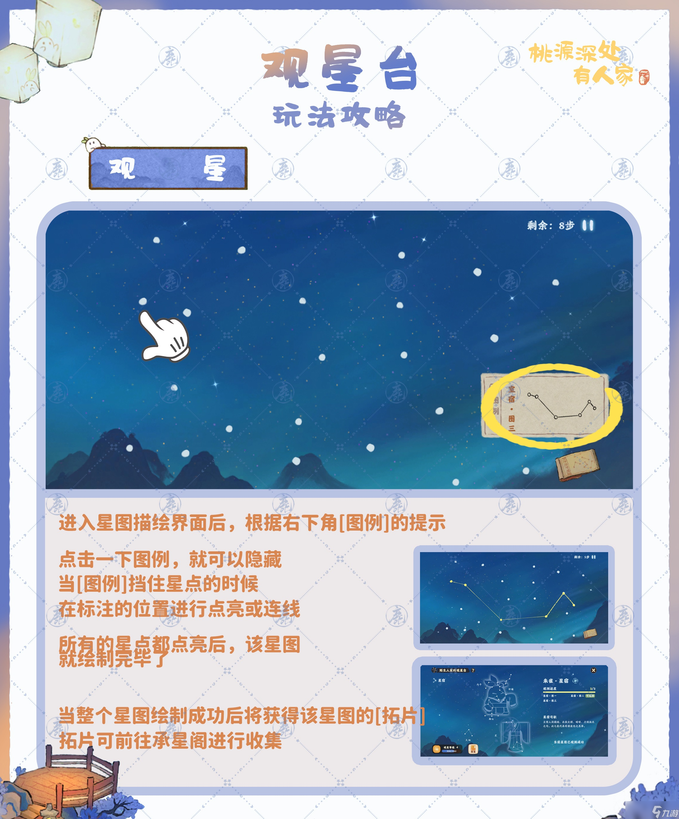 桃源深处有人家观星台怎么玩 桃源深处有人家观星台玩法攻略