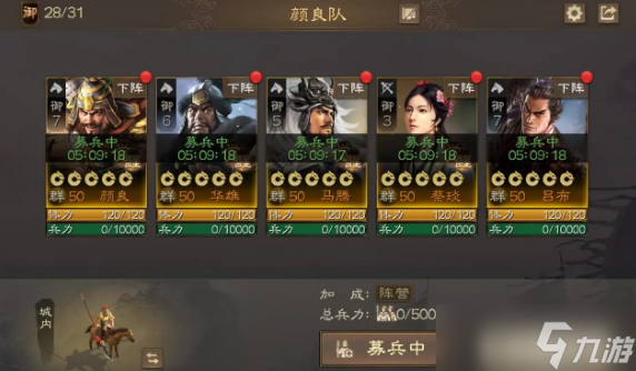 三国志战棋版群雄阵容搭配