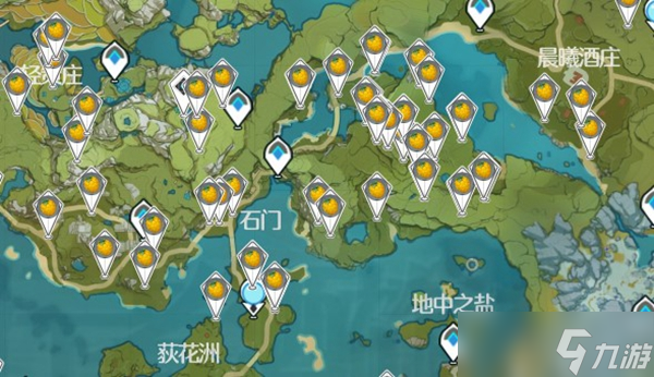 原神树莓分布图分享