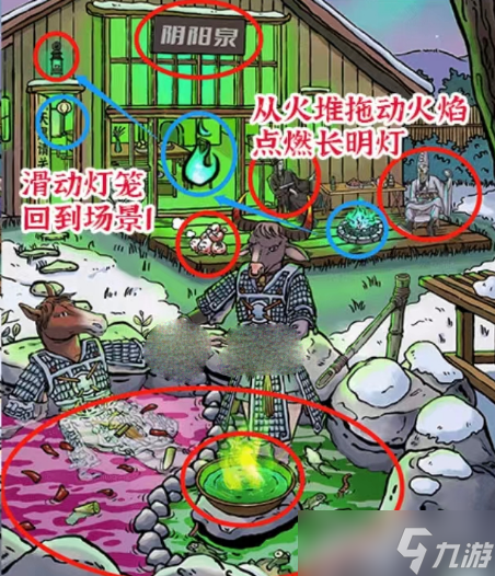 《进击的汉字》温泉火锅通关方法