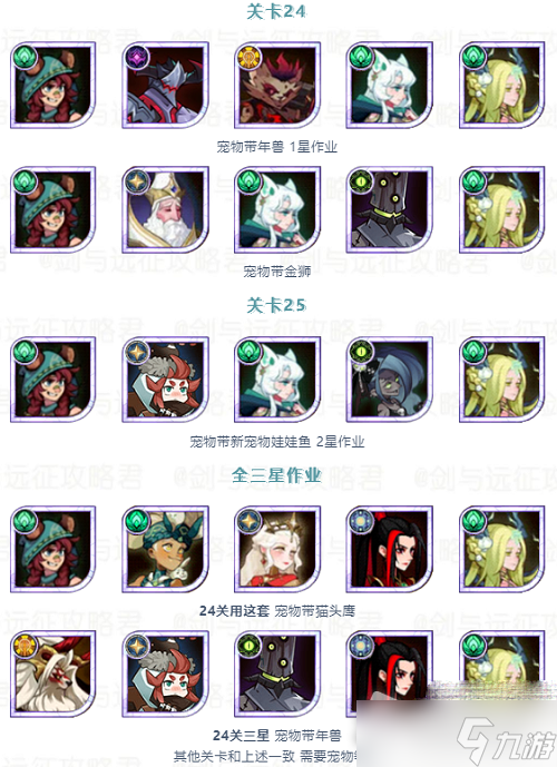 《剑与远征》兽灵异闻阵容攻略