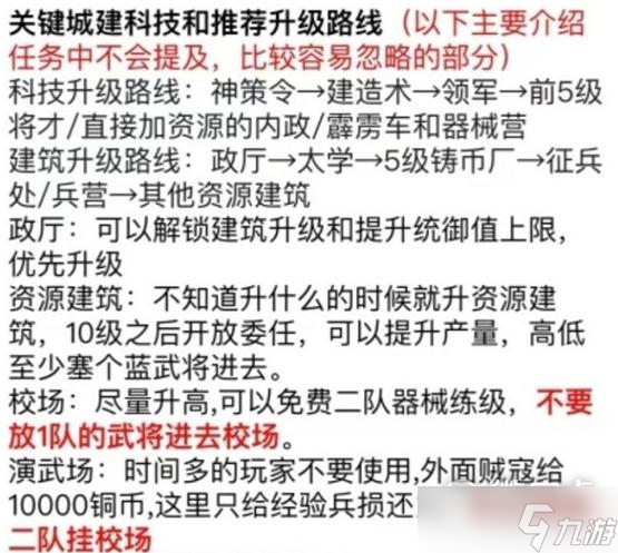 三国志战棋版建筑升级顺序分享