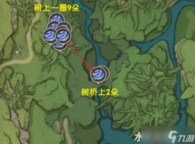 原神樹(shù)王圣體菇采集路線