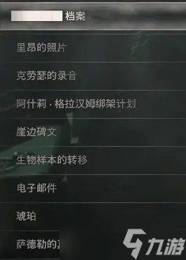 生化危机4重制版孤岛全文件文档列表一览