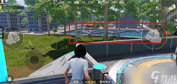 《和平精英》绿洲世界华科眼镜湖位置介绍