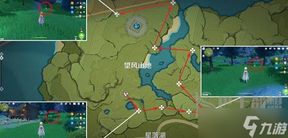 原神落落莓采集地点路线图