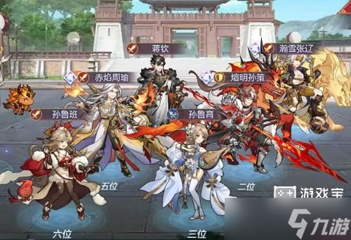 三国志幻想大陆火队最新阵容2023