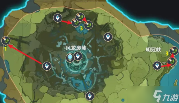 原神嘟嘟莲采集点分布图2023