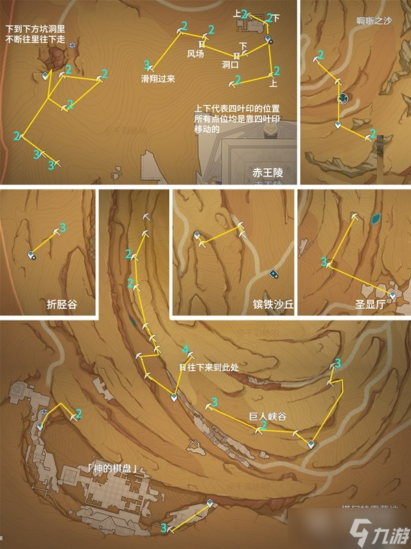 原神須彌水晶礦采集線路一覽