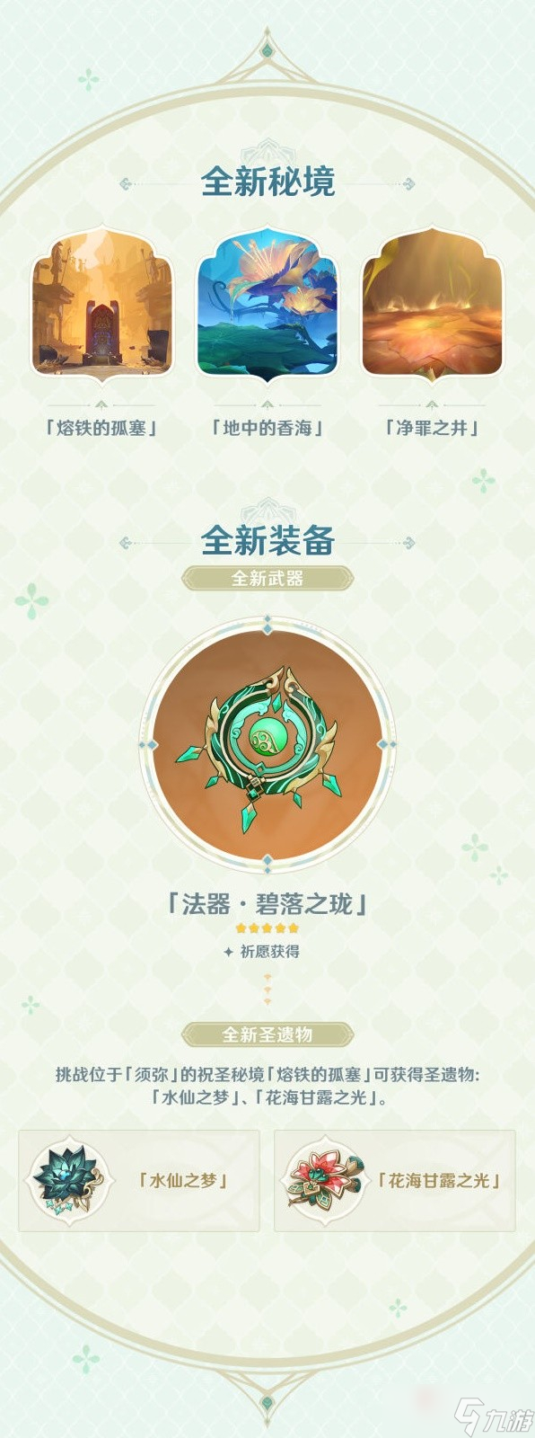 《原神》3.6版本更新公告一览