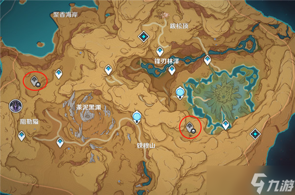 原神荒石苍漠地下锚点怎么开