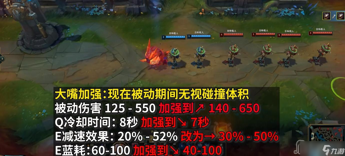 《英雄联盟》PBE13.8版本大嘴加强一览