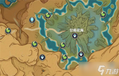 《原神》荒石苍漠浮罗囿草神瞳位置大全