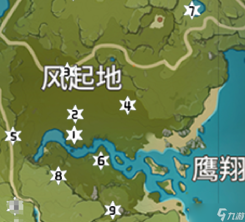 【原神冒险团】蒙德风神瞳具体位置地图详解