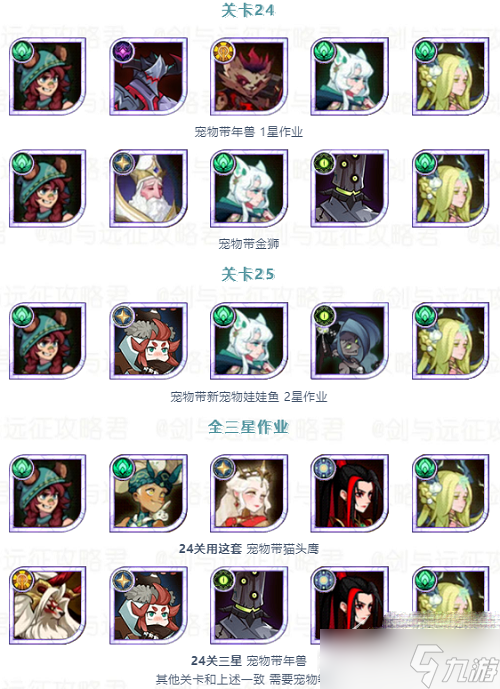 剑与远征兽灵异闻阵容攻略