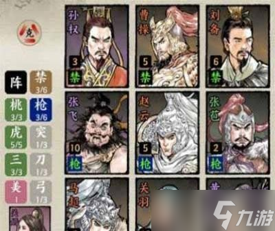 名将之弈最强阵容推荐