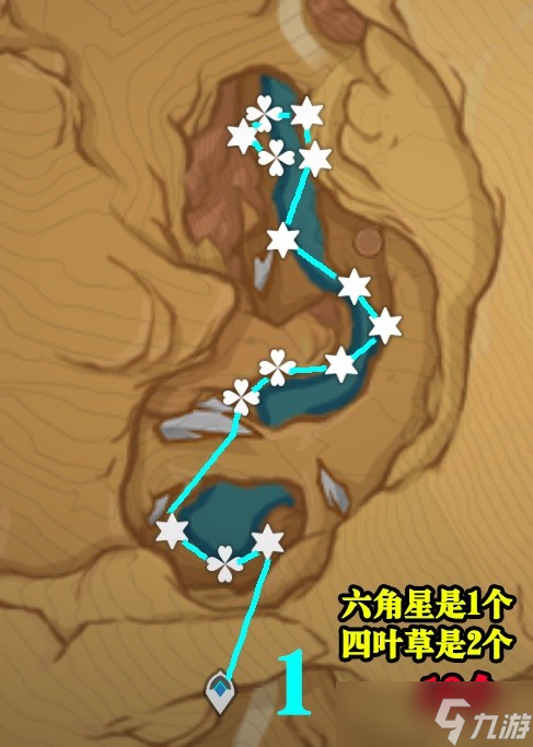 《原神》3.6版悼灵花地面采集路线推荐
