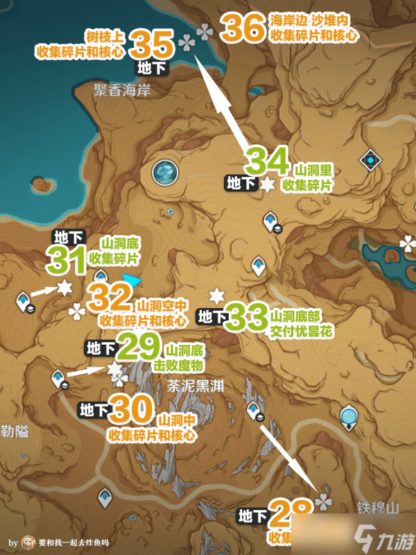 原神凈光翎36個位置全收集攻略