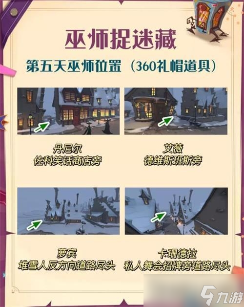 《哈利波特魔法觉醒》整蛊捉迷藏第五天巫师位置