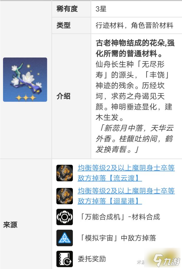 崩壞星穹鐵道停云培養(yǎng)材料有哪些 停云升級材料攻略大全