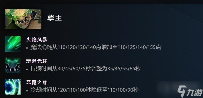 《Dota2》7.33版本孽主改動一覽