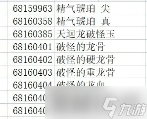 《怪物猎人崛起》曙光6.0怪异化素材代码一览