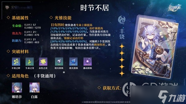 崩壞星穹鐵道全五星光錐適用角色指南