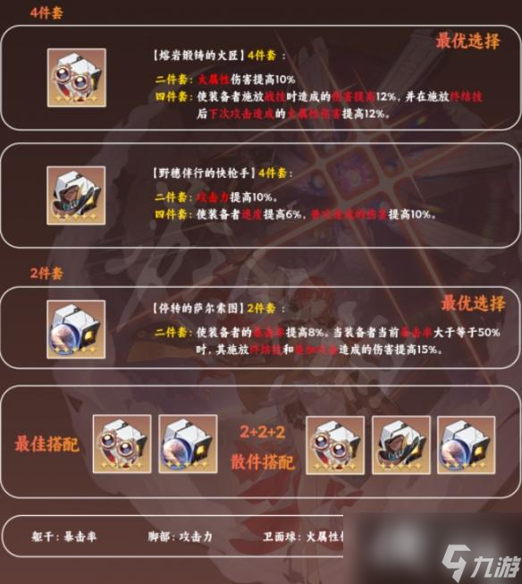 崩坏星穹铁道姬子用什么遗器