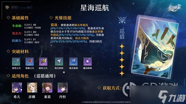 崩坏星穹铁道全五星光锥适用角色指南