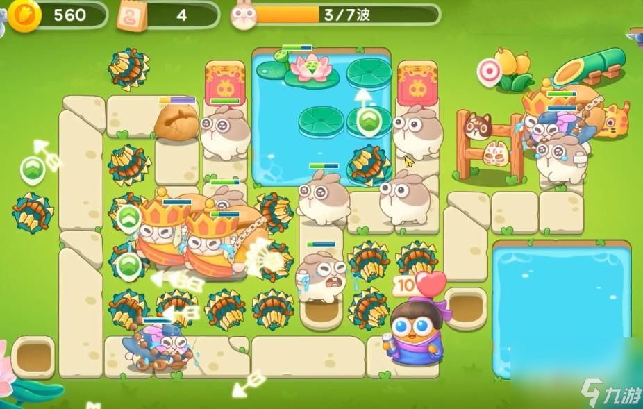 《保卫萝卜4》夏日垂钓第6关通关流程