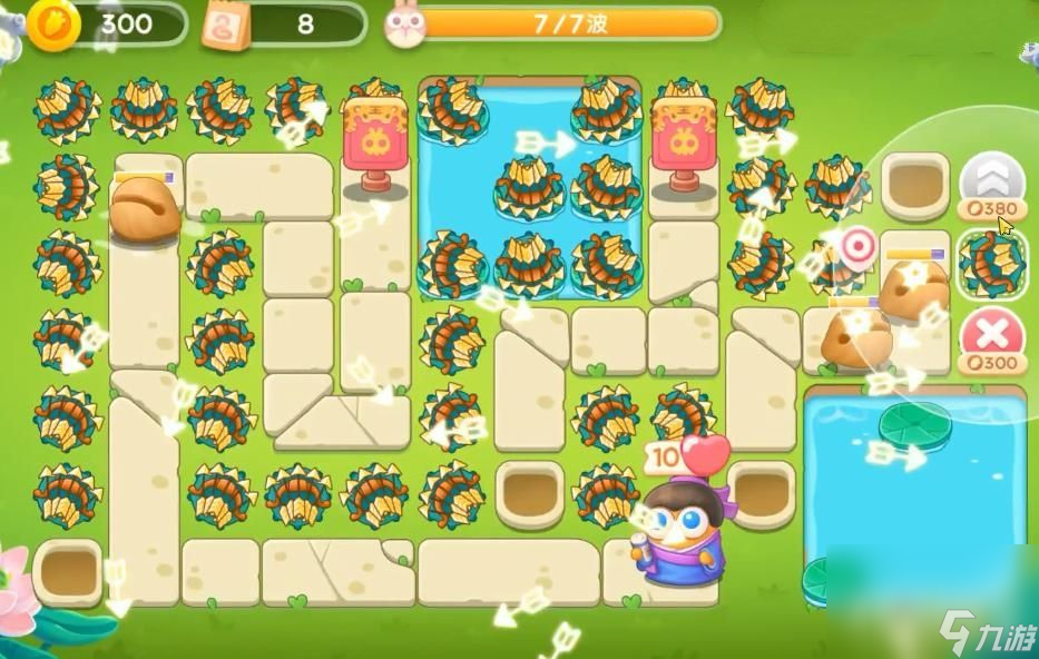 《保卫萝卜4》夏日垂钓第6关通关流程