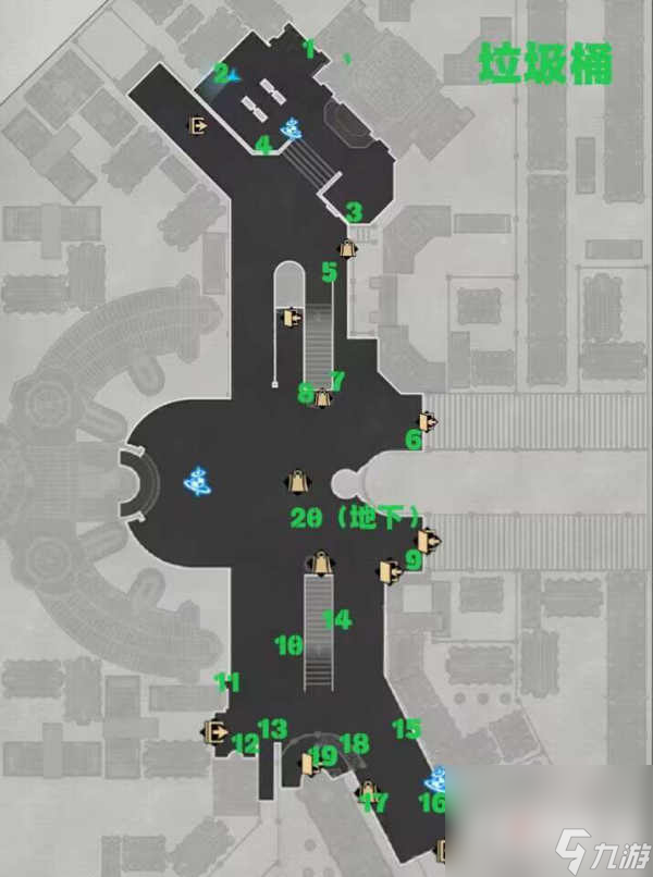 《崩坏 星穹铁道》行政区垃圾桶位置