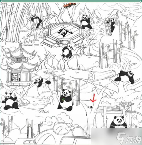 疯狂梗传找熊猫找出十二个熊猫通关攻略