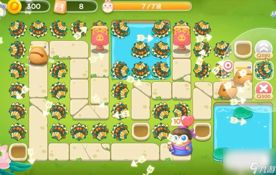 保卫萝卜4夏日垂钓第6关怎么通关