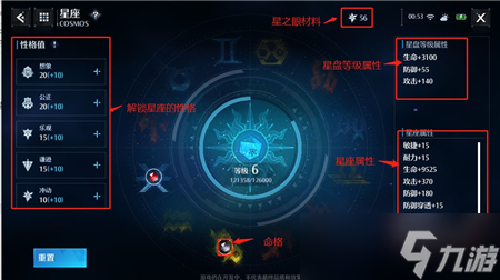《诺亚之心》性格值是什么